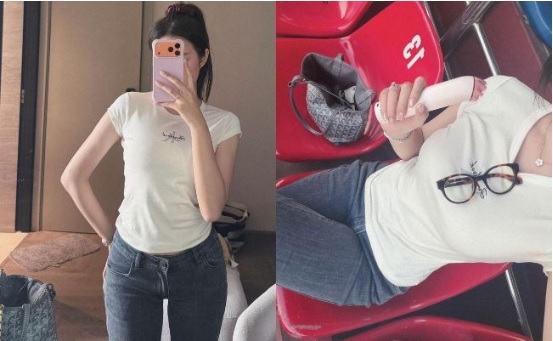 Doãn Hải My chiếm spotlight trên khán đài cổ vũ cho ông xã Đoàn Văn Hậu