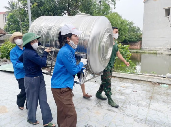 Tăng tốc mặt bằng sân bay Gia Bình, Tuổi trẻ Bắc Ninh đội nắng 40 độ 3