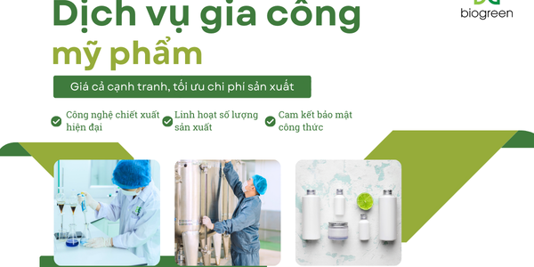 Tối ưu chi phí với dịch vụ gia công sữa tắm của Biogreen